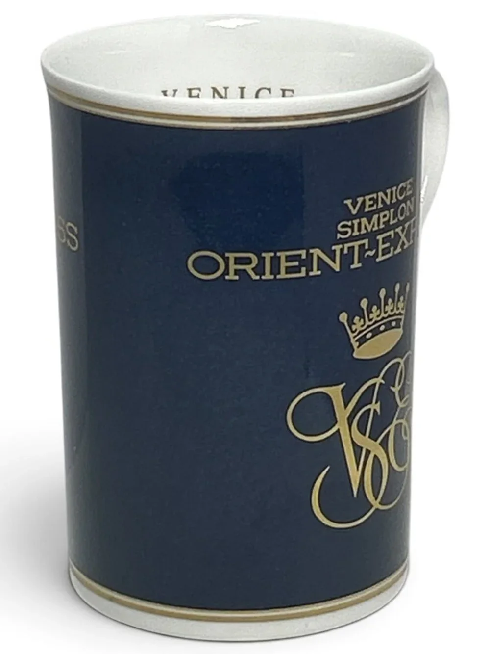 Official Orient Express Fine Bone China Mug Cup Gold 24K England Train VSOE